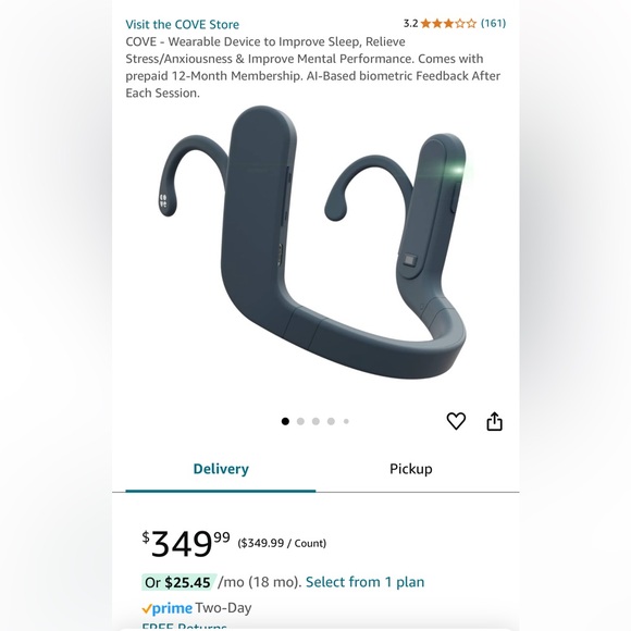 Cove Wearable device to Improve sleep and reduce stress. - Picture 8 of 9